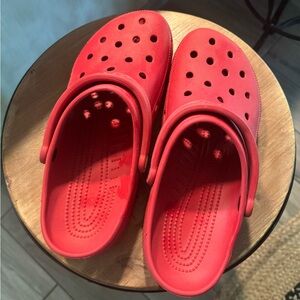 Like New Red Crocs Size 11